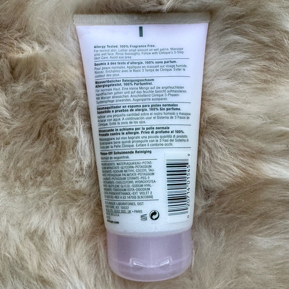 Clinique 5 oz Rinse-off foamy cleanser, NEW - Picture 2 of 2